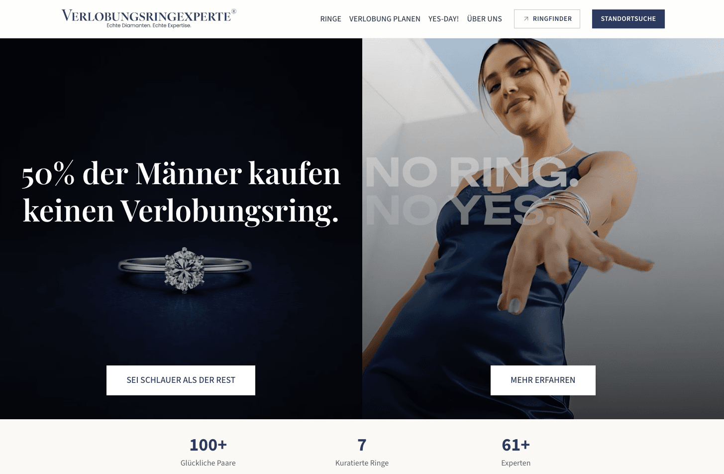 Dieverlobungsringexperten.com homepage